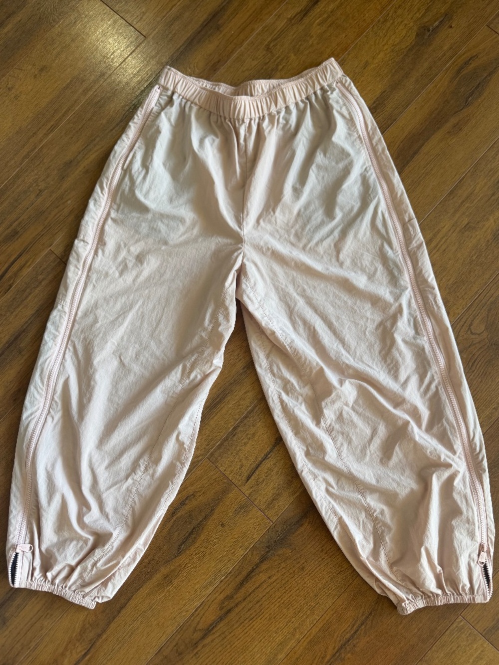 FP Movement Light Pink Parachute Jogger Pants Size M